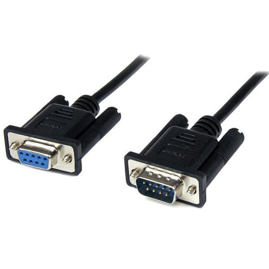 Startech.Com 1M Black Db9 Rs232 Serial Null Modem Cable F/M