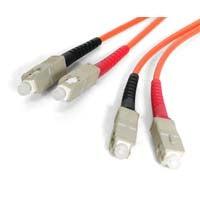 Startech.Com 1M Multimode Duplex Fiber Optic Cable Sc-Sc Fibre Optic Cable Orange