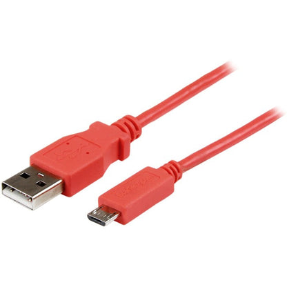 Startech.Com 1M Pink Mobile Charge Sync Usb To Slim Micro Usb Cable For Smartphones And Tablets - A To Micro B M/M