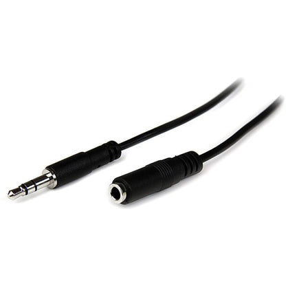 Startech.Com 1M Slim 3.5Mm Stereo Extension Audio Cable - M/F