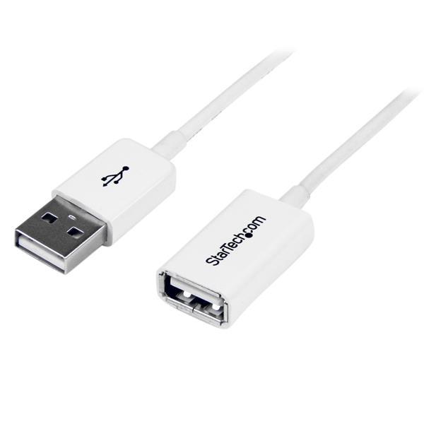 Startech.Com 1M White Usb 2.0 Extension Cable A To A - M/F