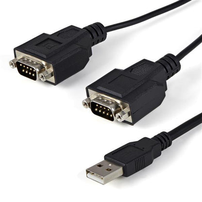 Startech.Com 2 Port Ftdi Usb To Serial Rs232 Adapter Cable With Com Retention