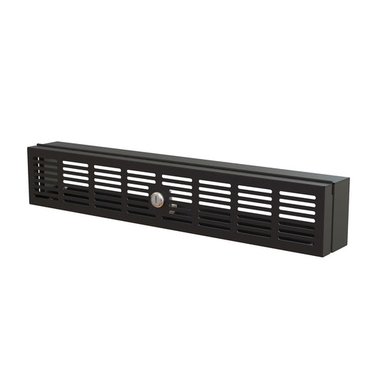 Startech.Com 2U Rack Mount Security Cover - Hinged Locking Rack Panel/ Cage/Door For Physical