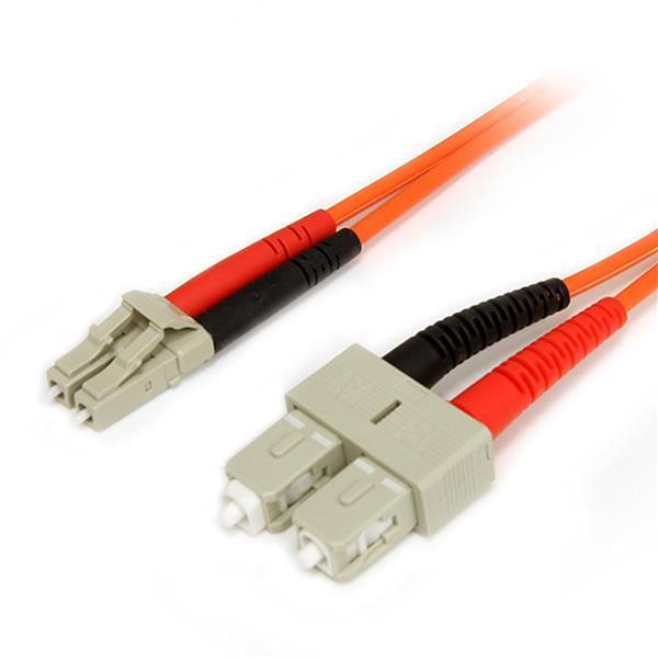 Startech.Com 2M Multimode 62.5/125 Duplex Fiber Patch Cable Lc - Sc