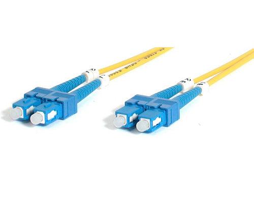 Startech.Com 2M Singlemode Duplex Fiber Cable Sc-Sc Fibre Optic Cable Yellow