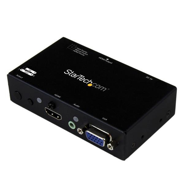 Startech.Com 2X1 Hdmi + Vga To Hdmi Converter Switch W/ Automatic And Priority Switching  1080P