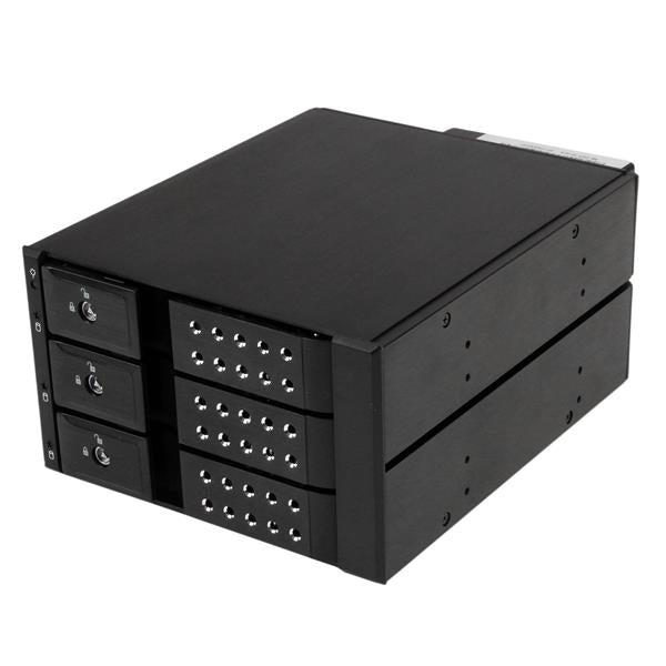 Startech.Com 3 Bay Aluminum Trayless Hot Swap Mobile Rack HSB3SATSASBA