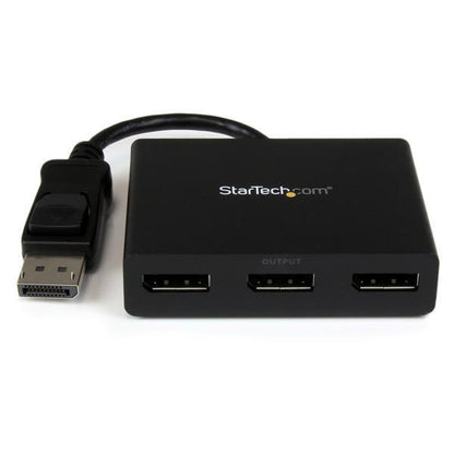 Startech.Com 3-Port Multi Monitor Adapter - Displayport 1.2 Mst Hub To Dual 4K 30Hz & 1X 1080P -