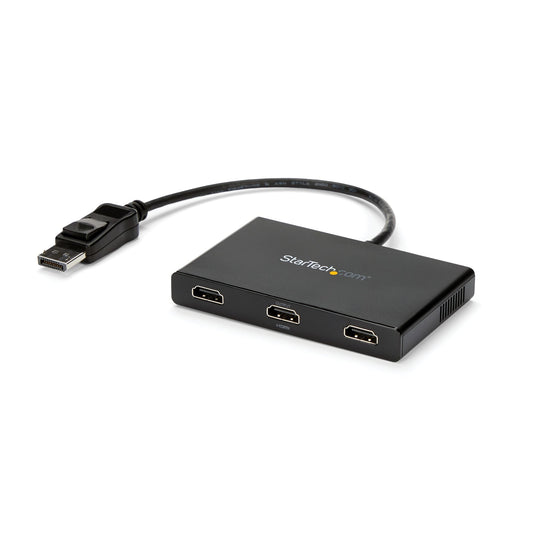 Startech.Com 3-Port Multi Monitor Adapter - Displayport 1.2 To 3X Hdmi Mst Hub - Triple 1080P Hdmi