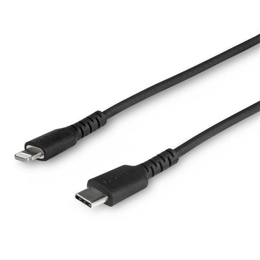 Startech.Com 3 Foot (1M) Durable Black Usb-C To Lightning Cable - Heavy Duty Rugged Aramid Fiber Usb