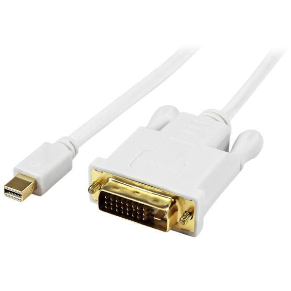 Startech.Com 3 Ft Mini Displayport To Dvi Active Adapter Converter Cable - Mdp To Dvi 1920X1200 - White