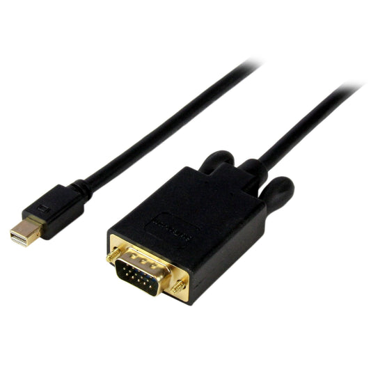 Startech.Com 3 Ft Mini Displayport To Vga Adapter Converter Cable  Mdp To Vga 1920X1200 - Black