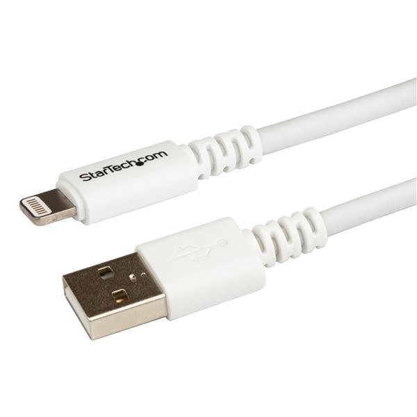 Startech.Com 3 M (10 Ft.) Usb To Lightning Cable - Long Iphone / Ipad / Ipod Charger Cable - Lightning To Usb Cable - Apple Mfi Certified - White