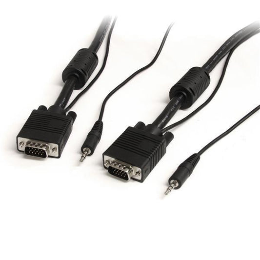 Startech.Com 30 Ft Coax High Resolution Monitor Vga Cable With Audio Hd15 M/M