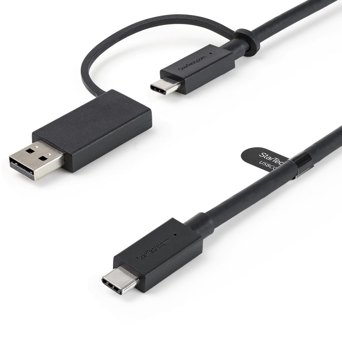 Startech.Com 3Ft (1M) Usb-C Cable With Usb-A Adapter Dongle - Hybrid 2-In-1 Usb C Cable W/ Usb-A -