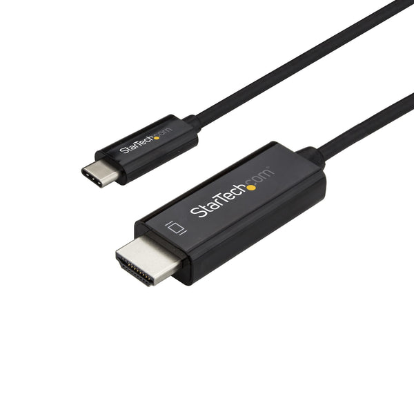 Câble USB C vers DisplayPort 1.2 4K 60Hz, 2m - Câble Adaptateur Vidéo  Bidirectionnel DP vers USB-C ou USB-C vers DP Réversible - HBR2/HDR - Câble  pour