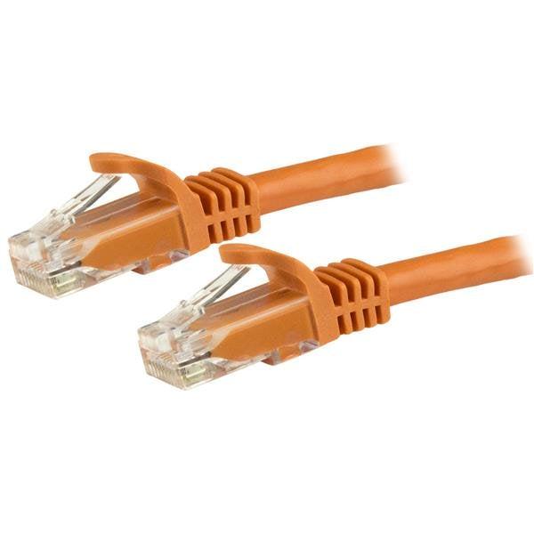 Startech.Com 3M Cat6 Ethernet Cable - Orange Cat 6 Gigabit Ethernet Wire -650Mhz 100W Poe Rj45 Utp