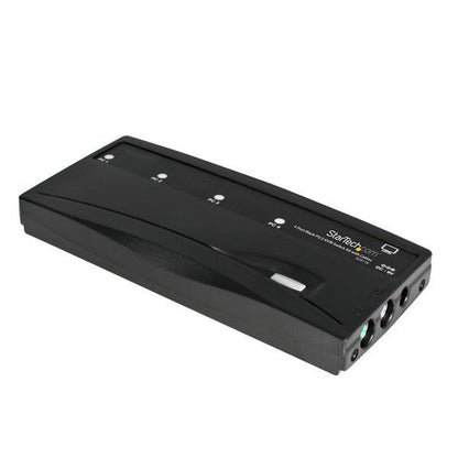 Startech.Com 4 Port Black Ps/2 Kvm Switch Kit With Cables