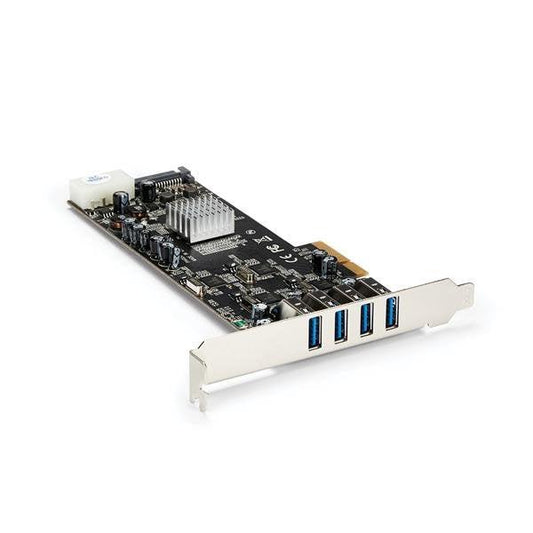 Startech.Com 4 Port Pci Express (Pcie) Superspeed Usb 3.0 Card Adapter W/ 4 Dedicated 5Gbps Channels - Uasp - Sata / Lp4 Power