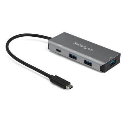 Startech.Com 4 Port Usb C Hub (10Gbps) To 3X Usb-A & 1X Usb-C - 100W Power Delivery Passthrough Charging - Portable Usb 3.1 Gen 2/Usb 3.2 Gen 2 Type C Laptop Adapter - Works W/ Tb3