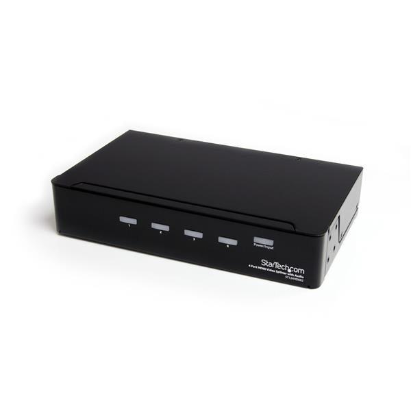 Startech.Com 4-Port Hdmi Splitter And Signal Amplifier