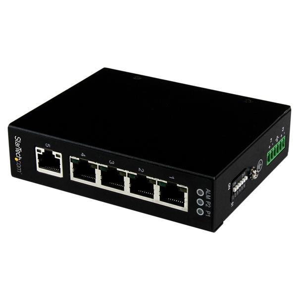 Startech.Com 5 Port Unmanaged Industrial Gigabit Ethernet Switch - Din Rail / Wall-Mountable