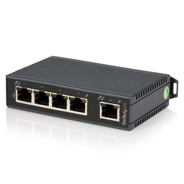 Startech.Com 5-Port Industrial Ethernet Switch - Din Rail Mountable