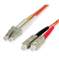 Startech.Com 5M Duplex Mm Fiber Optic Cable Lc-Sc Fibre Optic Cable Orange