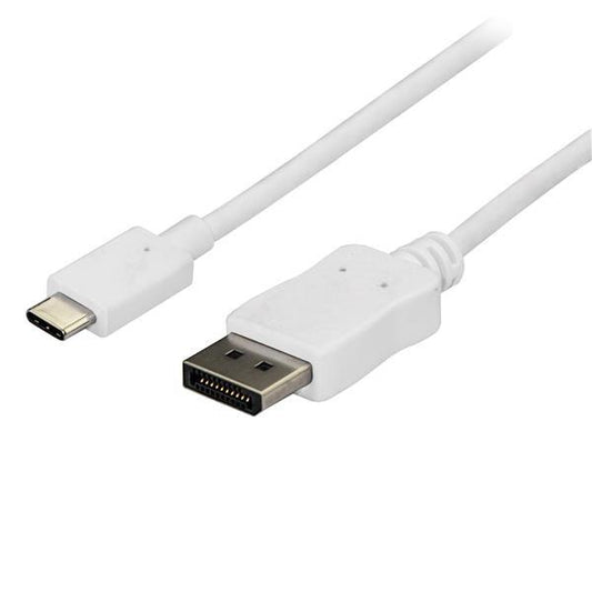 Startech.Com 6 Ft. (1.8 M) Usb-C To Displayport Cable - 4K 60Hz - White