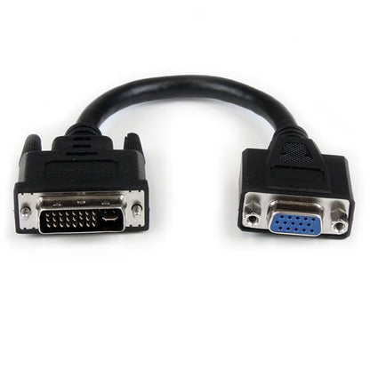 Startech.Com 8In Dvi To Vga Cable Adapter - Dvi-I Male To Vga Female