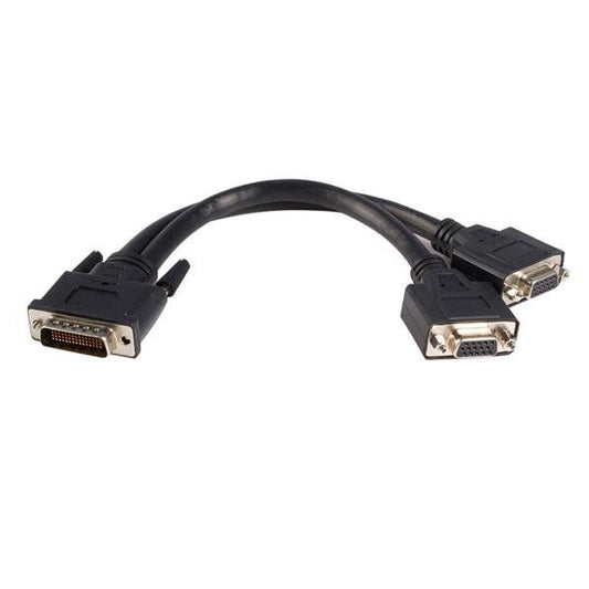 Startech.Com 8In Lfh 59 Male To Dual Female Vga Dms 59 Cable