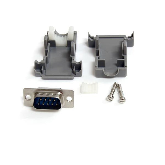 Startech.Com Assembled Db9 Male Solder D-Sub Connector With Plastic Backshell