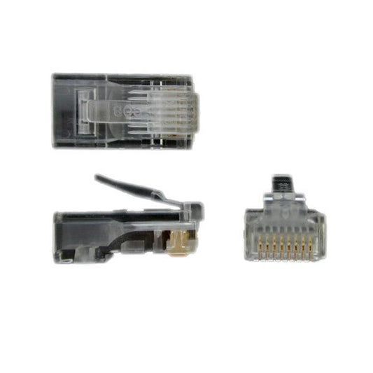 Startech.Com Crj45Sol50Pk Wire Connector Rj-45 Transparent