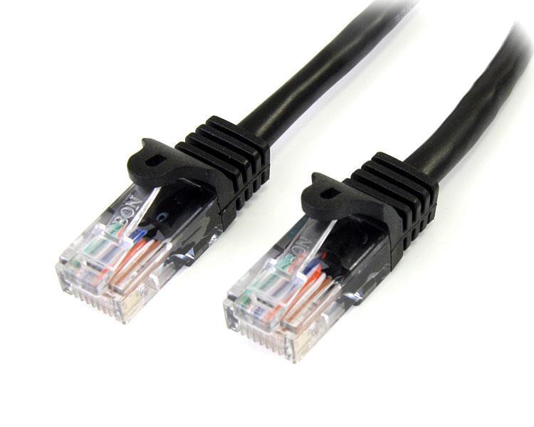 Startech.Com Cat5E Patch Cable With Snagless Rj45 Connectors - 5 M, Black