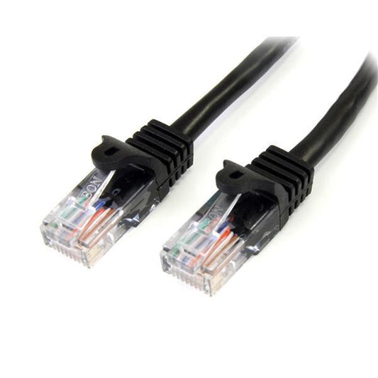 Startech.Com Cat5E Patch Cable With Snagless Rj45 Connectors  10 Ft, Black