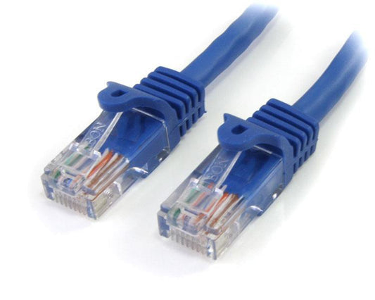 Startech.Com Cat5E Patch Cable With Snagless Rj45 Connectors  3 Ft, Blue