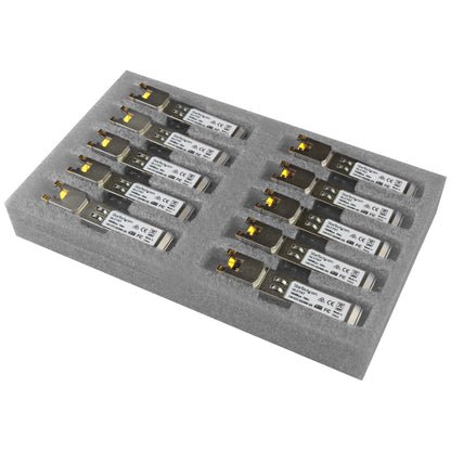 Startech.Com Cisco Glc-T Compatible Sfp Transceiver Module - 1000Base-T - 10 Pack