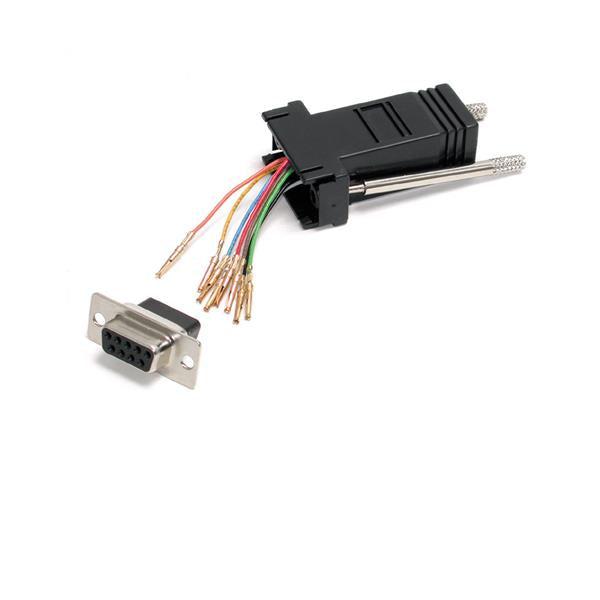 Startech.Com Db9 To Rj45 Modular Adapter - F/F