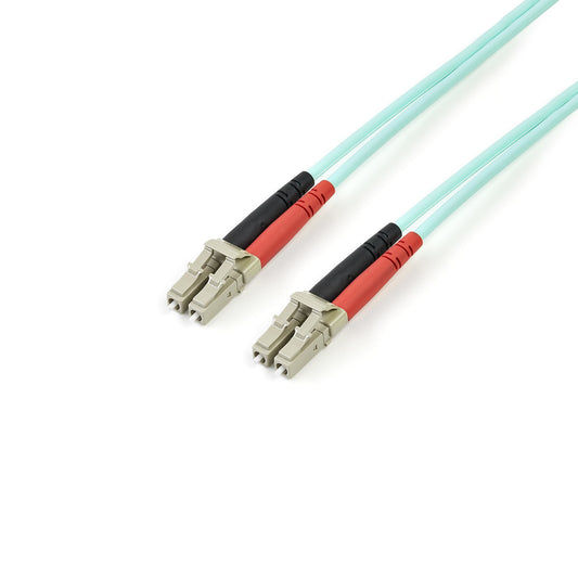 Startech.Com Fiber Optic Cable - 10 Gb Aqua - Multimode Duplex 50/125 - Lszh - Lc/Lc - 2 M