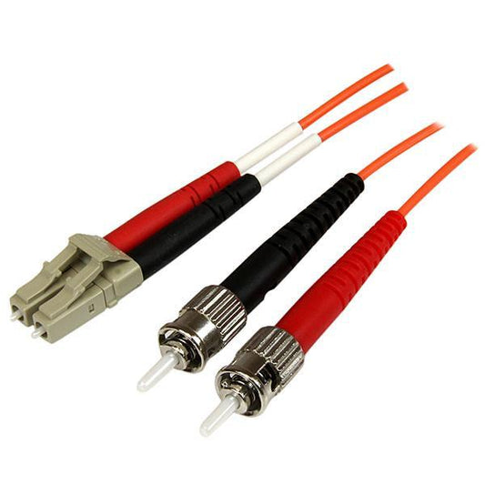 Startech.Com Fiber Optic Cable - Multimode Duplex 50/125 - Ofnp Plenum - Lc/St - 1 M