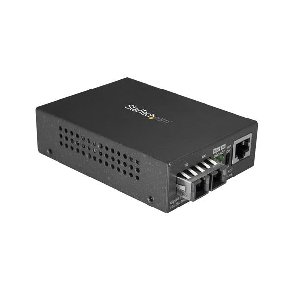 Startech.Com Gigabit Ethernet To Sc Fiber Media Converter - 1000Base-Lx - Single-Mode - 10 Km