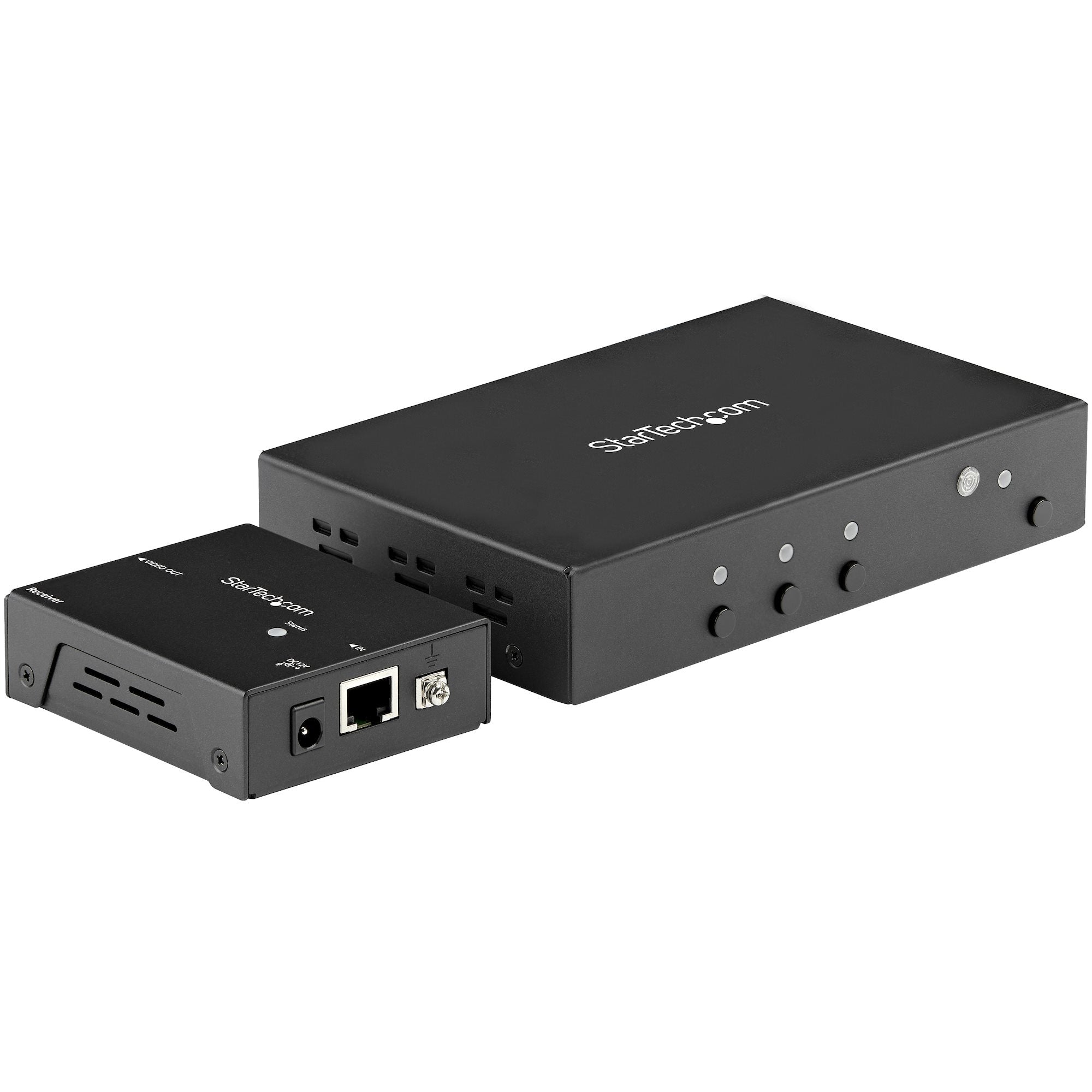 Startech.Com Hdmi Extender Over Cat6 With 3 Port Video Switch, 4K 30Hz/115Ft, Hdbaset Hdmi