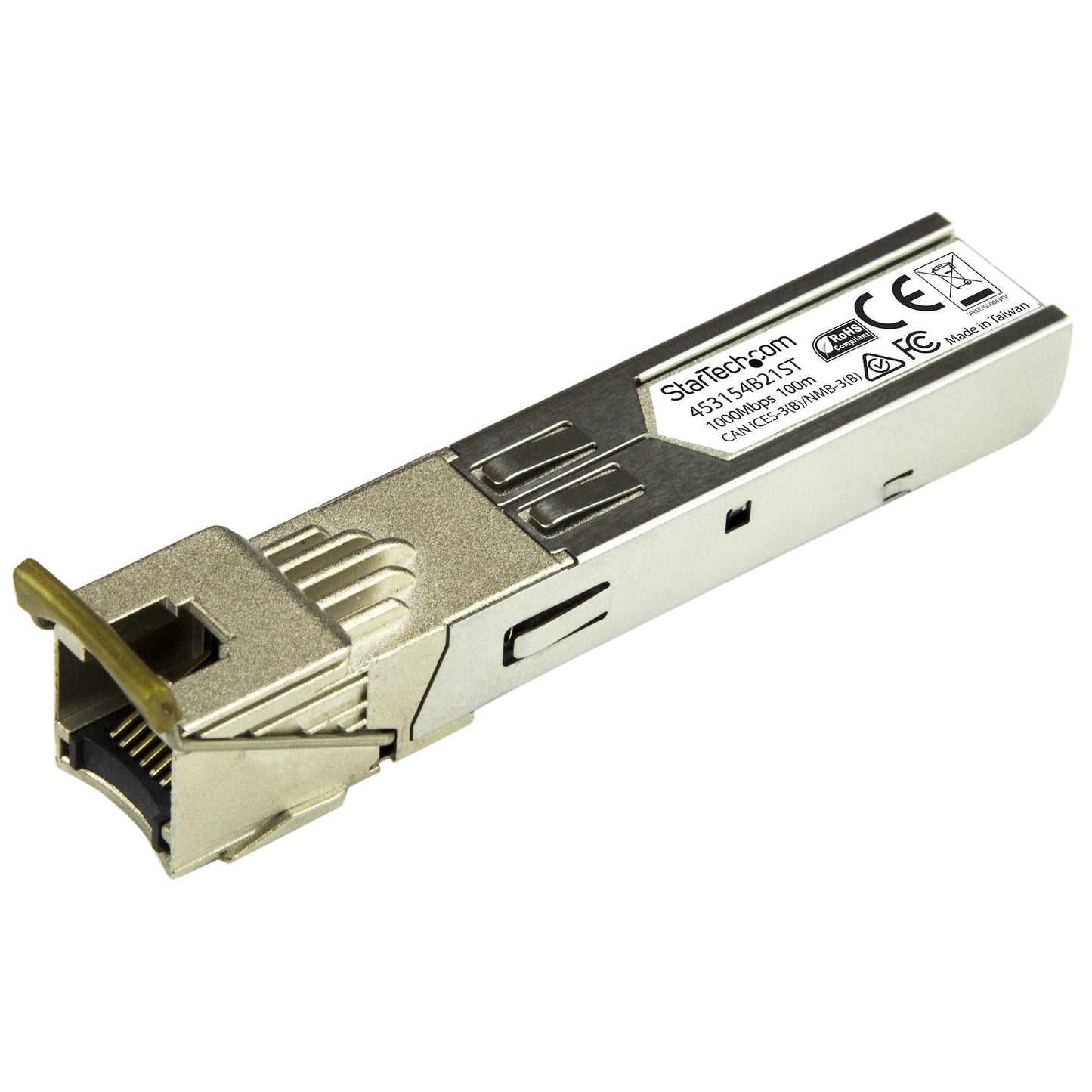 Startech.Com Hpe 453154-B21 Compatible Sfp Module - 1000Base-T - Sfp To Rj45 Cat6/Cat5E - 1Ge