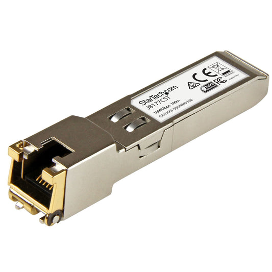 Startech.Com Hpe J8177C Compatible Sfp Module - 1000Base-T - Sfp To Rj45 Cat6/Cat5E - 1Ge Gigabit Ethernet Sfp - Rj-45 100M - Hpe 1810, 1820, 2530