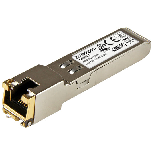 Startech.Com Hpe Jd089B Compatible Sfp Module - 1000Base-T - Sfp To Rj45 Cat6/Cat5E - 1Ge Gigabit Ethernet Sfp - Rj-45 100M - Hpe 5820Af, 12500, 5500