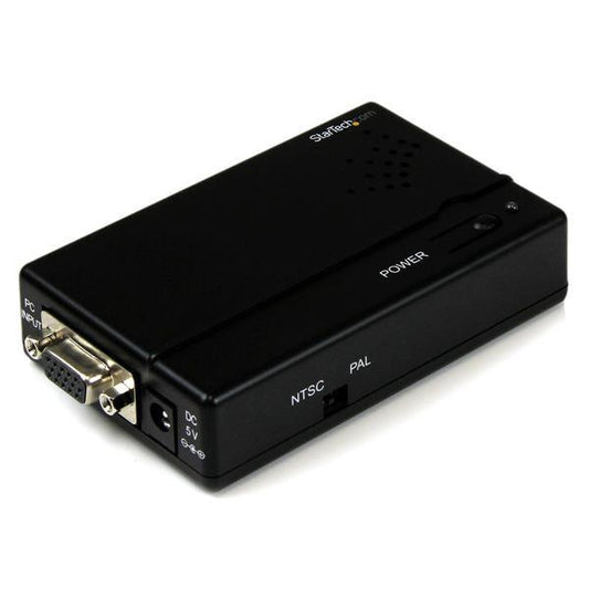 Startech.Com High Resolution Vga To Composite (Rca) Or S-Video Converter - Pc To Tv