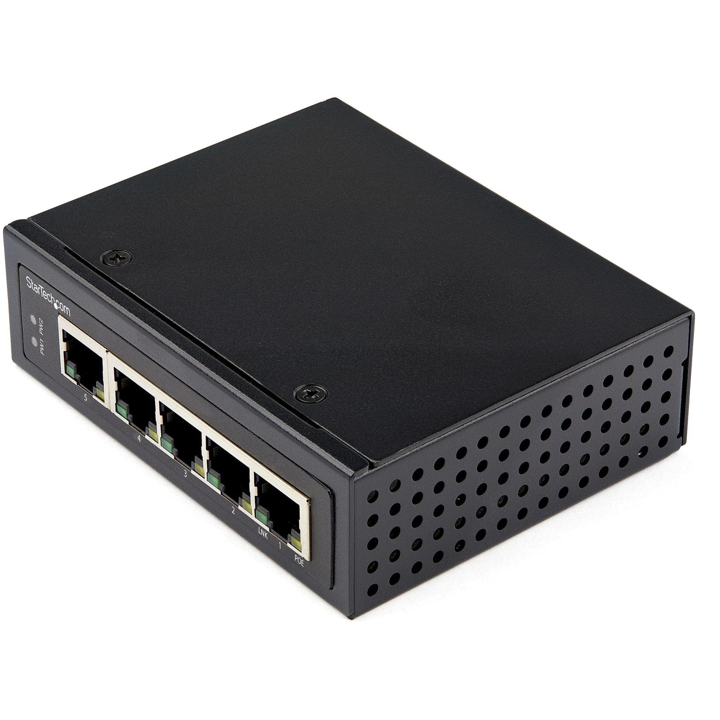 Startech.Com Industrial 5 Port Gigabit Poe Switch - 30W - Power Over Ethernet Switch - Hardened