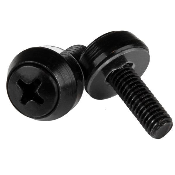 Startech.Com M5 X 12Mm - Mounting Screws - 100 Pack, Black