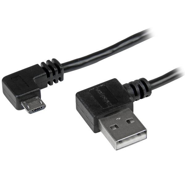 Startech.Com Micro-Usb Cable With Right-Angled Connectors - M/M - 1M (3Ft)