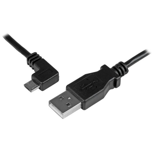 Startech.Com Micro-Usb Charge-And-Sync Cable M/M - Left-Angle Micro-Usb - 24 Awg - 0.5 M